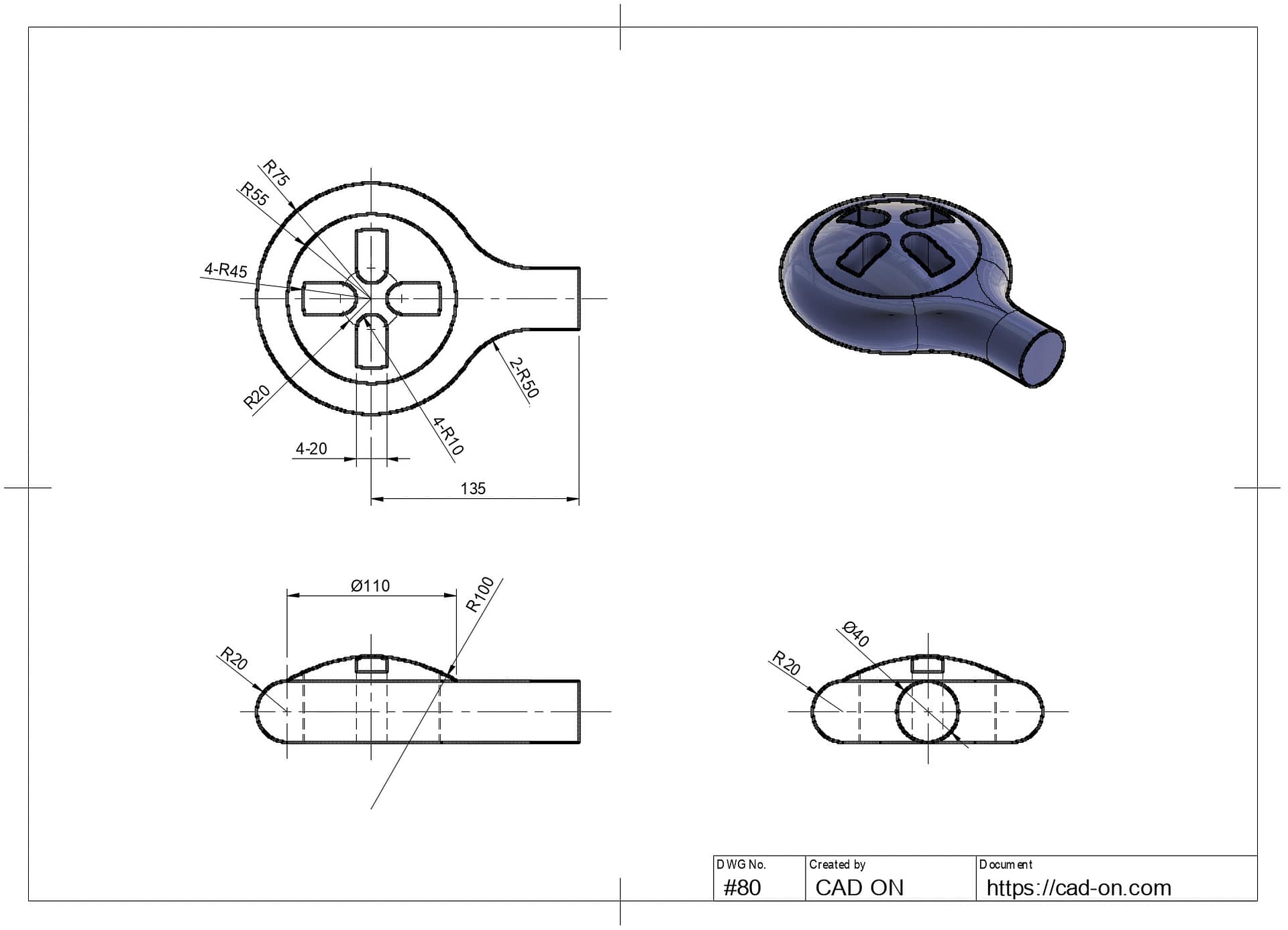 3d cad drawing tutorial surface solid fusion360 siemens NX autocad 無料 図面 練習 例題 学習
